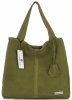 Bőr táska shopper bag Vittoria Gotti zöld V501